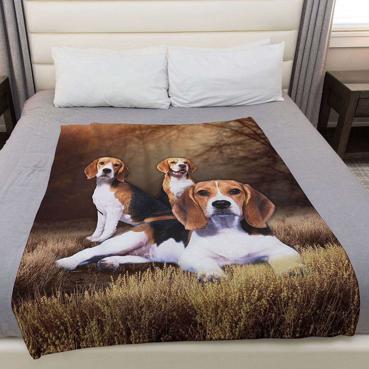 Beagle 50" x 60" Fleece Blanket