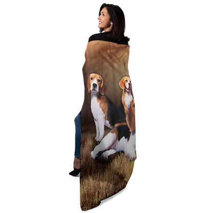 Beagle 50" x 60" Fleece Blanket