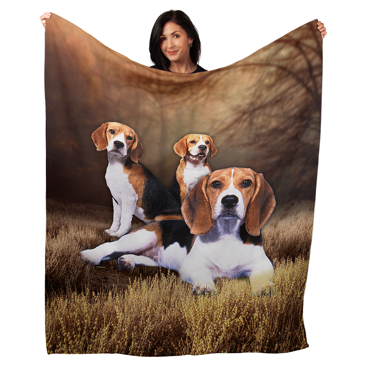 Beagle 50" x 60" Fleece Blanket