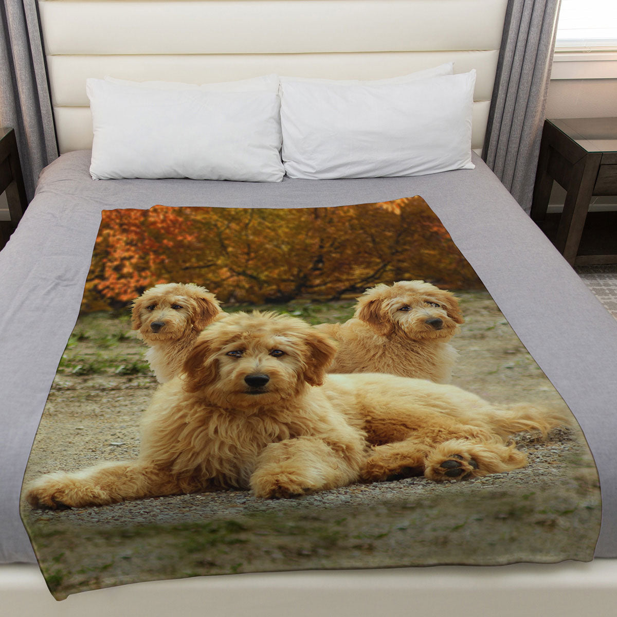 Golden Doodle 50" x 60" Fleece Blanket