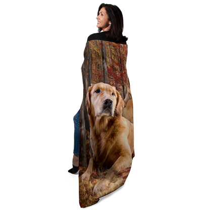 Golden Retriever 50" x 60" Fleece Blanket