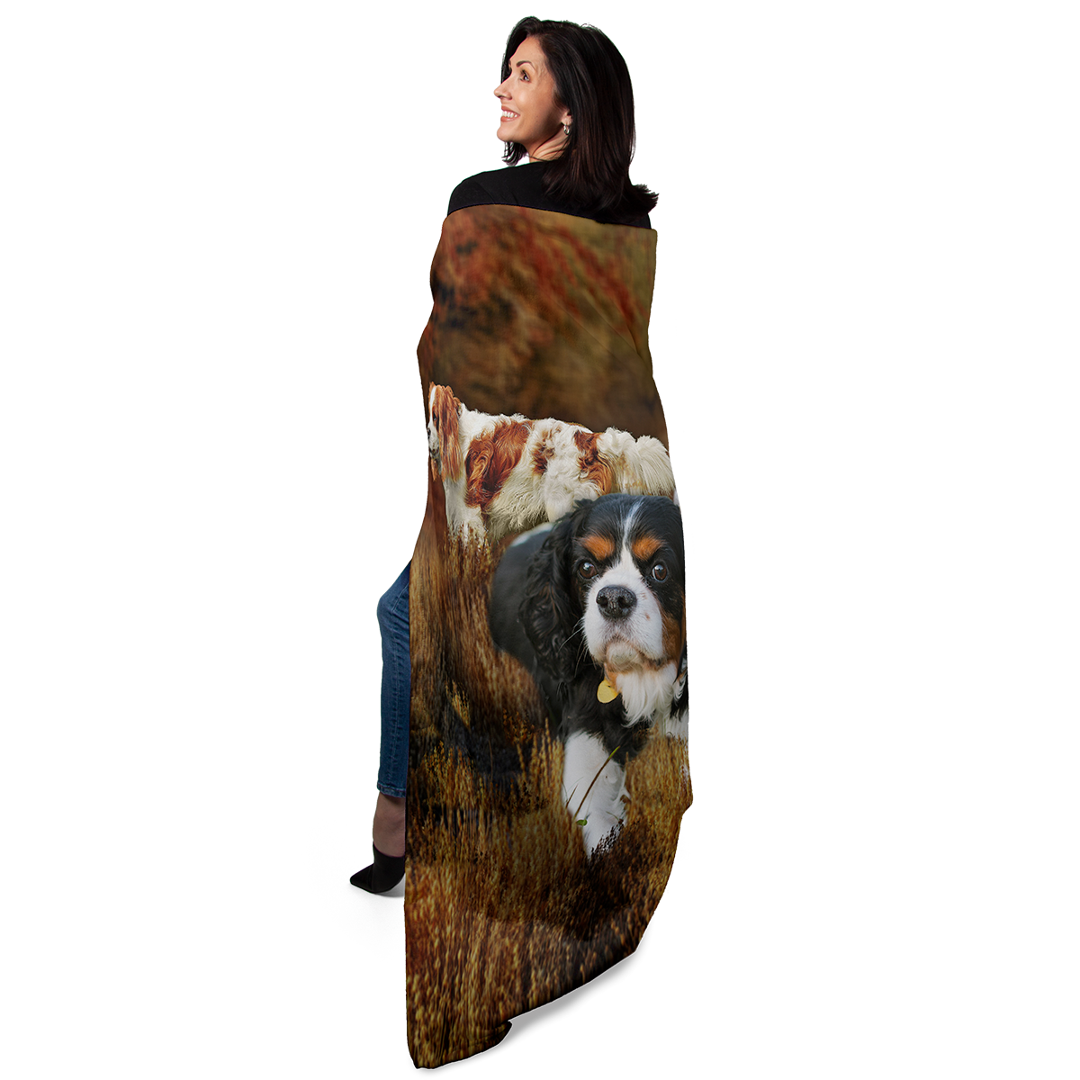 King Charles Spaniel 50" x 60" Fleece Blanket