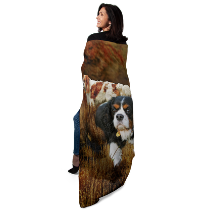 King Charles Spaniel 50" x 60" Fleece Blanket