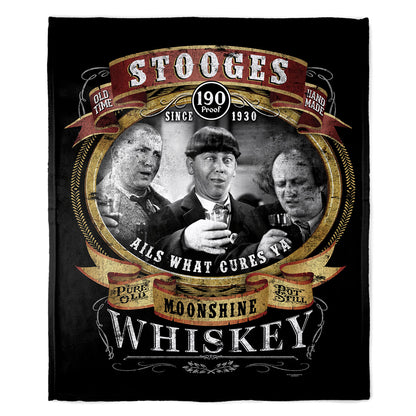 Stooges Moonshine 50" x 60" Fleece Blanket