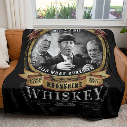 Stooges Moonshine 50" x 60" Fleece Blanket