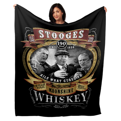 Stooges Moonshine 50" x 60" Fleece Blanket