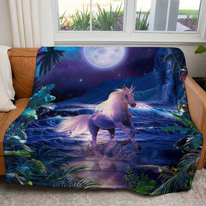 Monoceros 50" x 60" Fleece Blanket