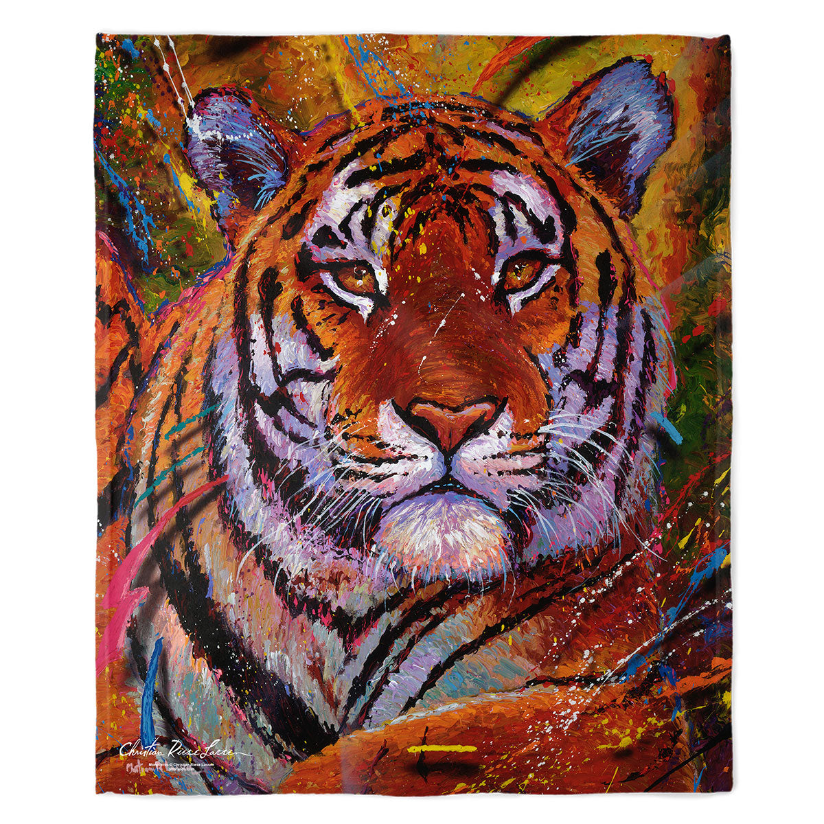 Tiger 50" x 60" Fleece Blanket