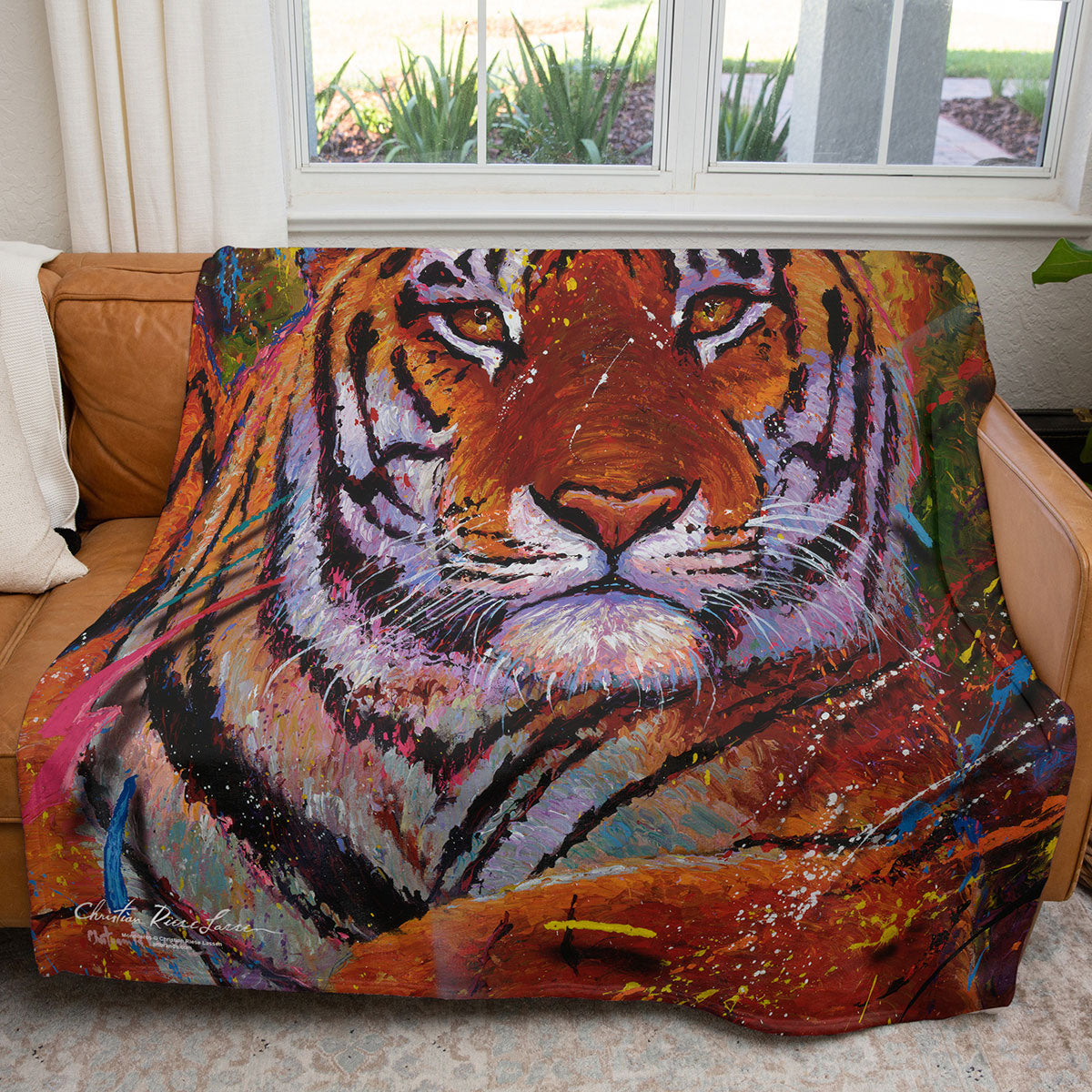 Tiger 50" x 60" Fleece Blanket