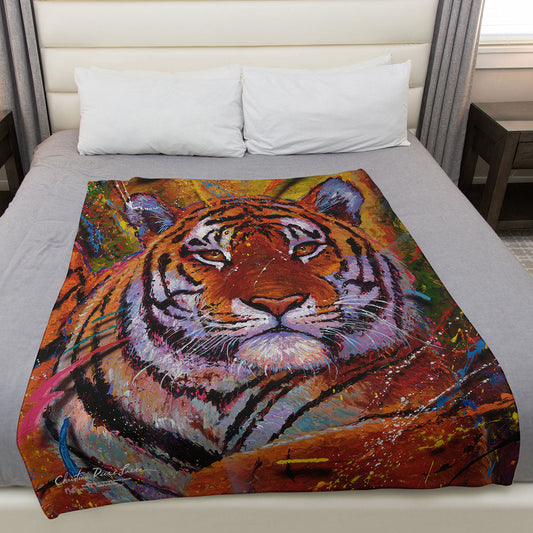 Tiger 50" x 60" Fleece Blanket