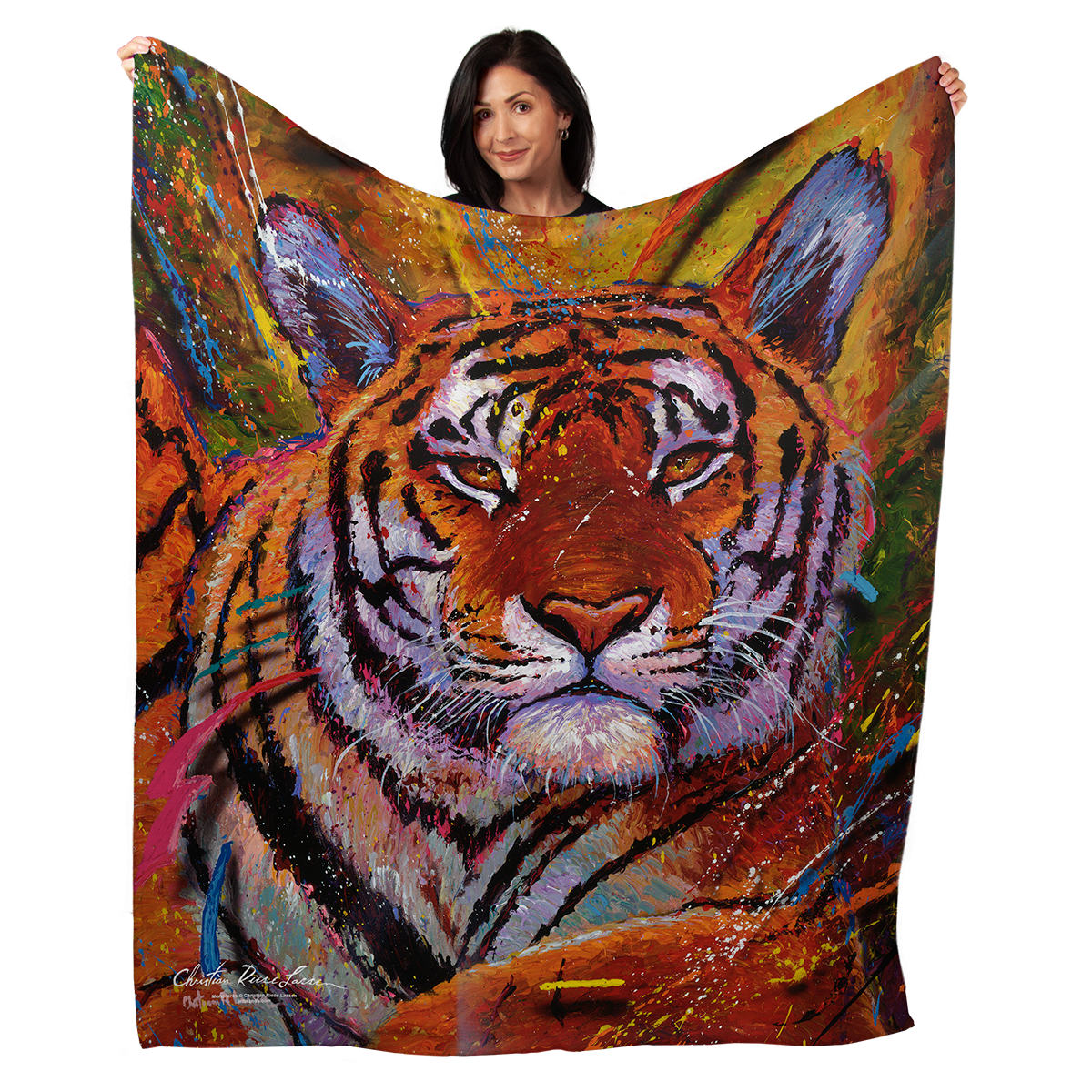 Tiger 50" x 60" Fleece Blanket