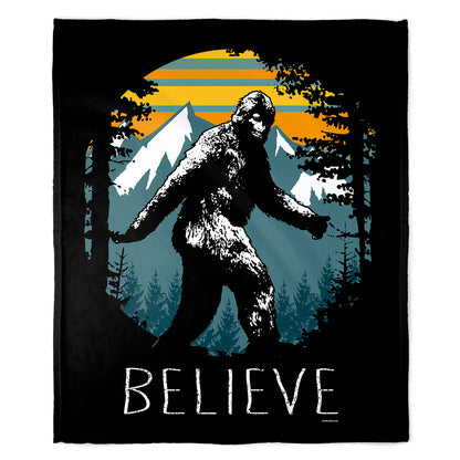 Sasquatch Believe 50" x 60" Fleece Blanket