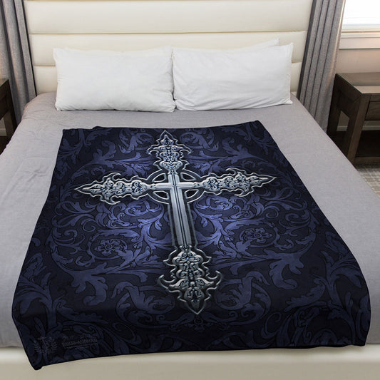 Gothic Cross 50" x 60" Fleece Blanket