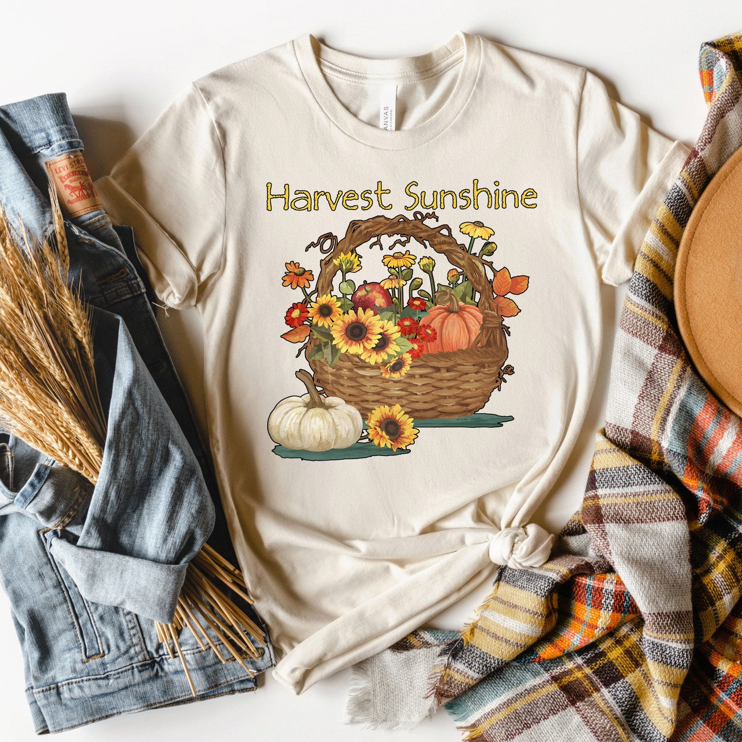 Harvest Sunshine T-shirt, Autumn Tee