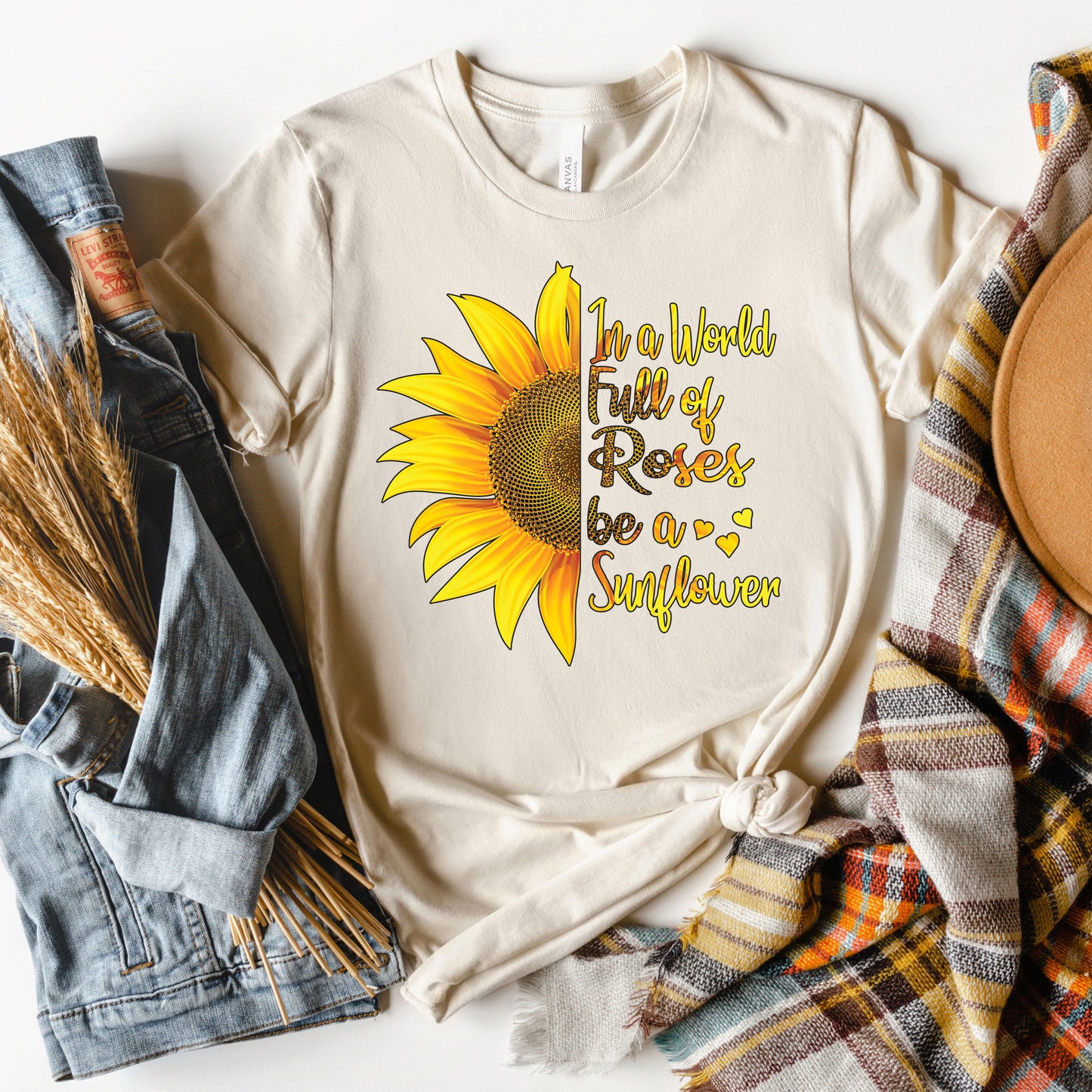 Be A Sunflower T-shirt, Autumn Tee