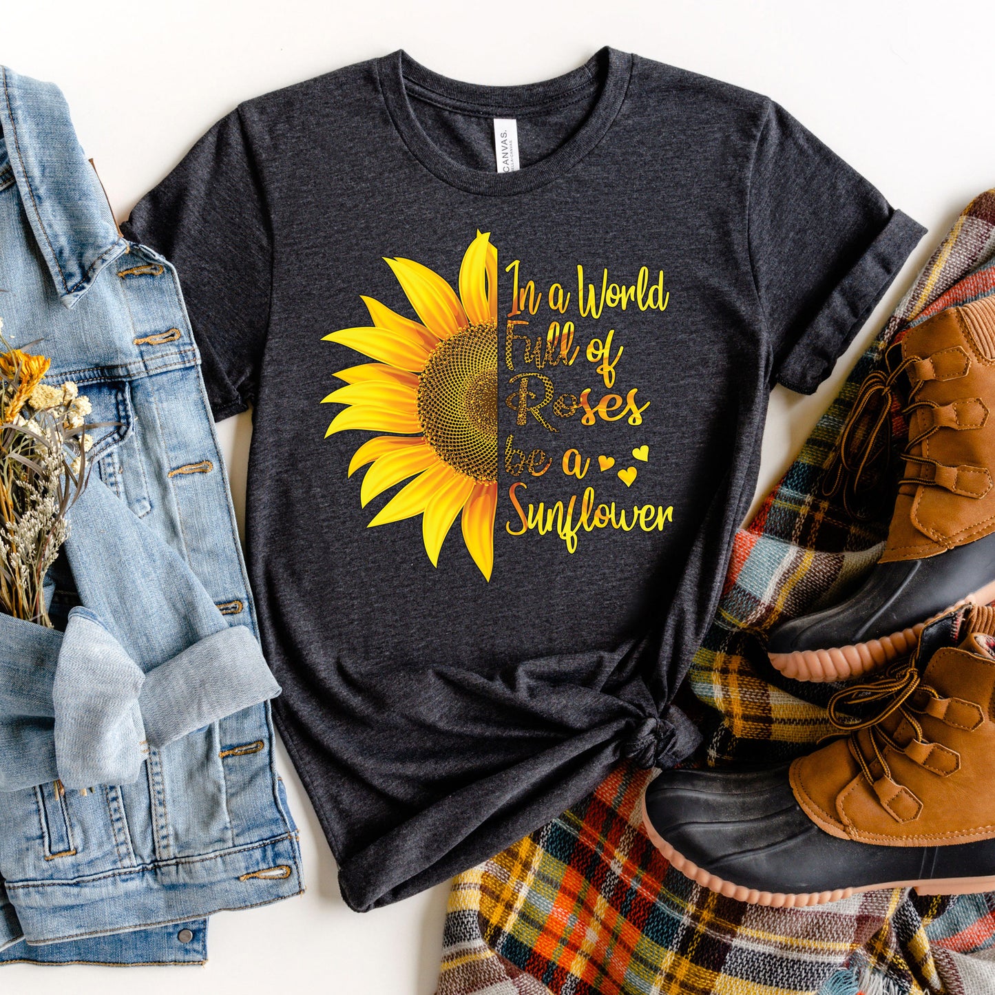 Be A Sunflower T-shirt, Autumn Tee