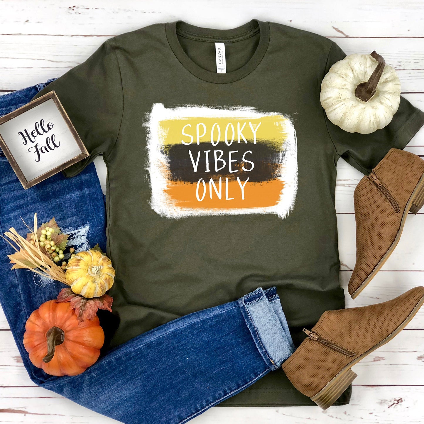 Spooky Vibes Only T-shirt, Halloween Tee