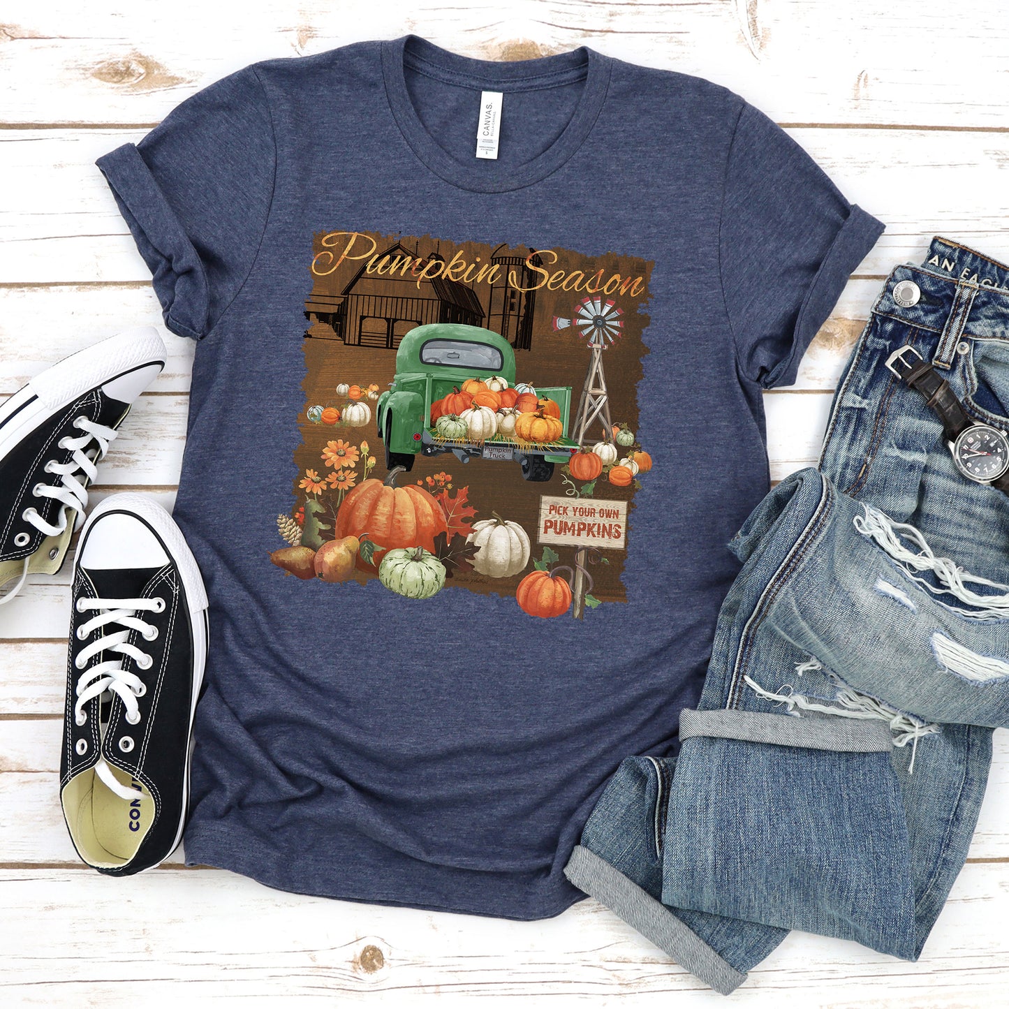 Pumpkin Season T-shirt, Autumn Tee