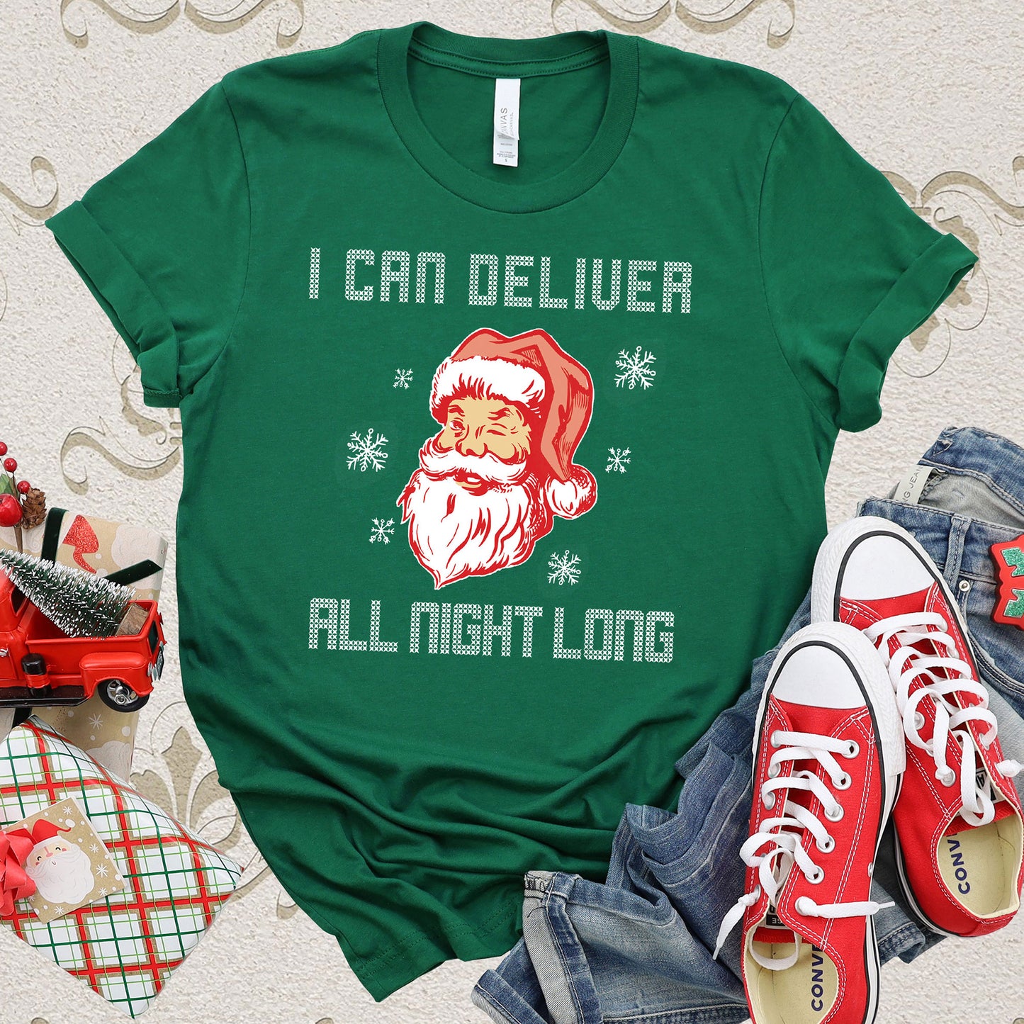 Santa Delivers T-shirt, Christmas Tee