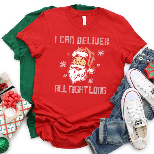 Santa Delivers T-shirt, Christmas Tee