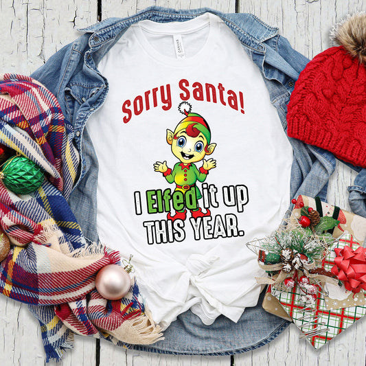 Sorry Santa T-shirt, Christmas Tee