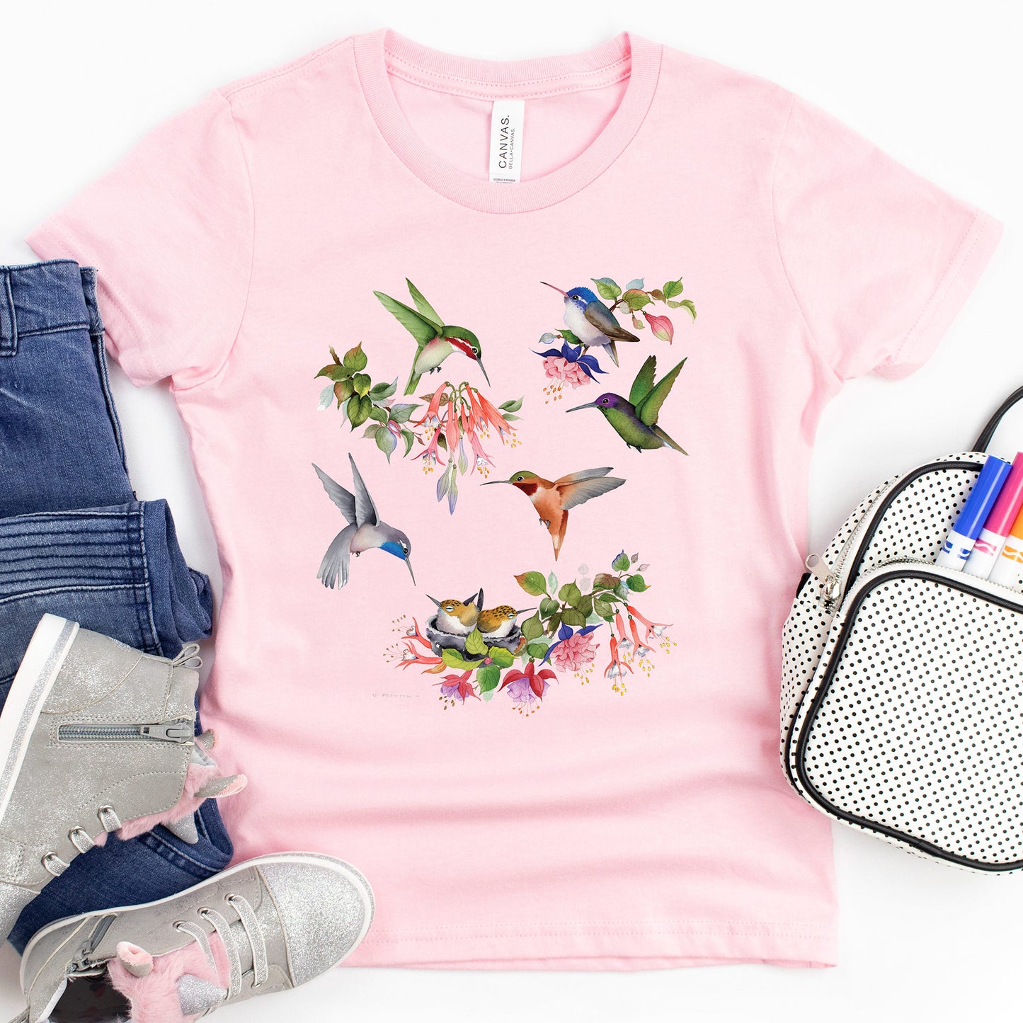 Youth T-Shirt, Hummingbirds Of North America Tee