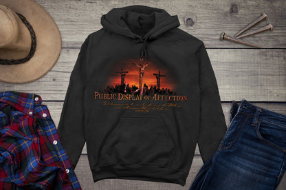 Public Display Of Affection Hoodie, Inspirational Hooded Sweatshirt