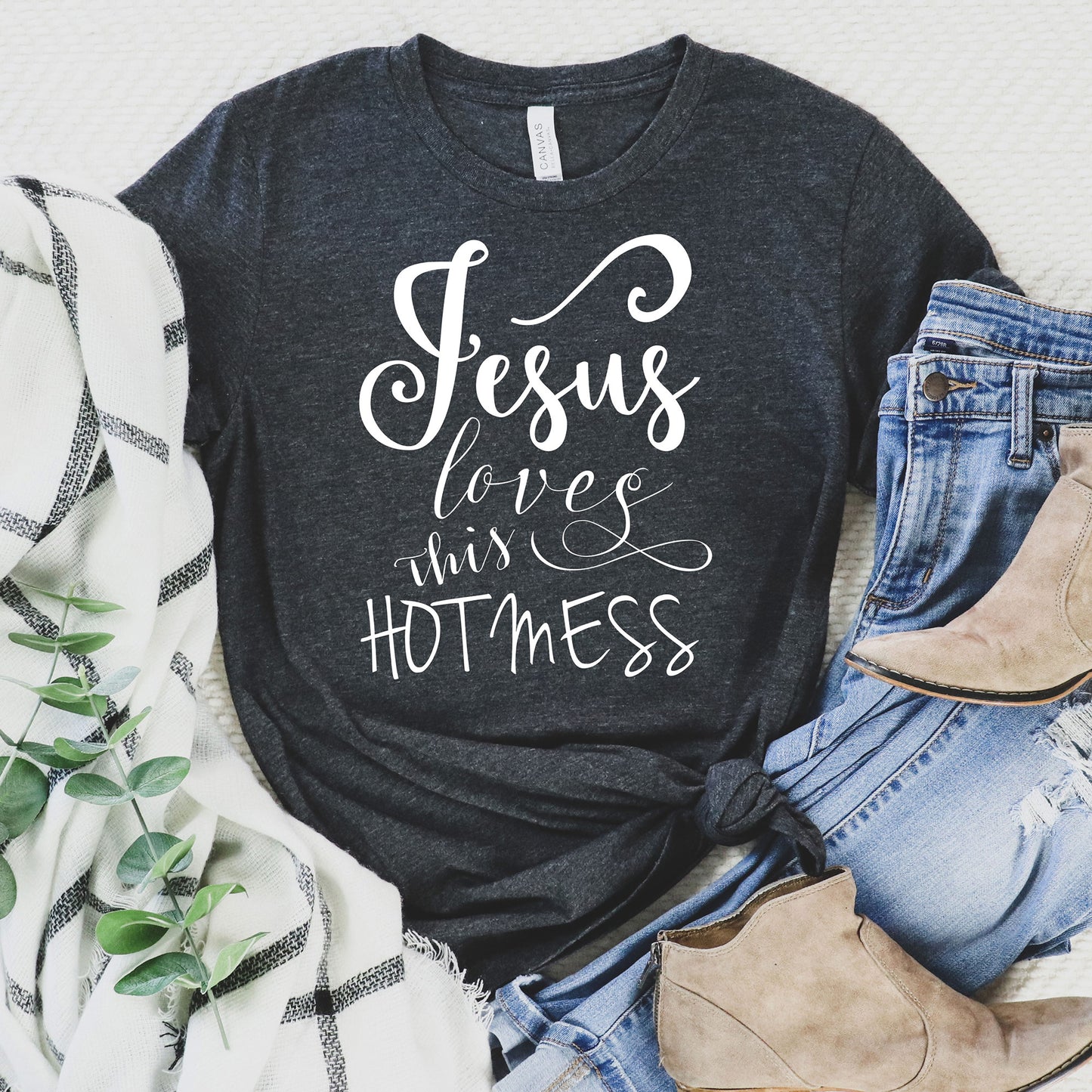 Jesus Loves This T-shirt, Inspirational Tee