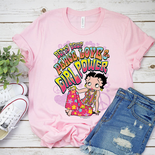 Betty Boop Peace Love T-shirt