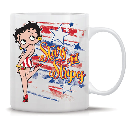 Betty Boop Stars And Stripes Coffee Mug