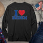 I Heart Biden T-shirt, Political Long Sleeve Tee