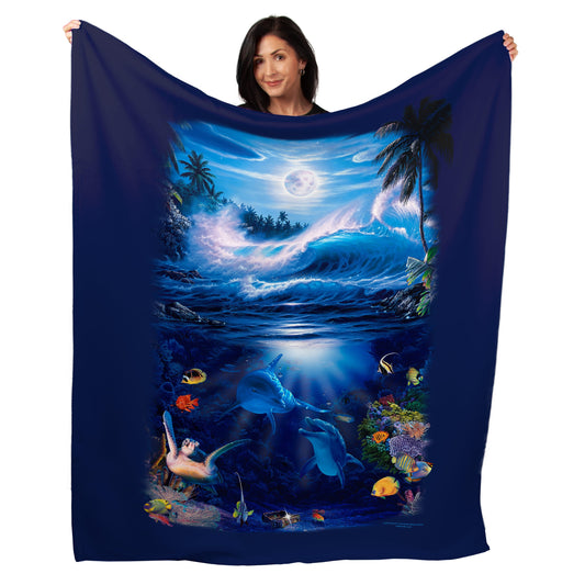 50" x 60" Joyful Spirit Plush Minky Blanket