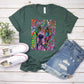 Neon Basset Hound Love You T-shirt