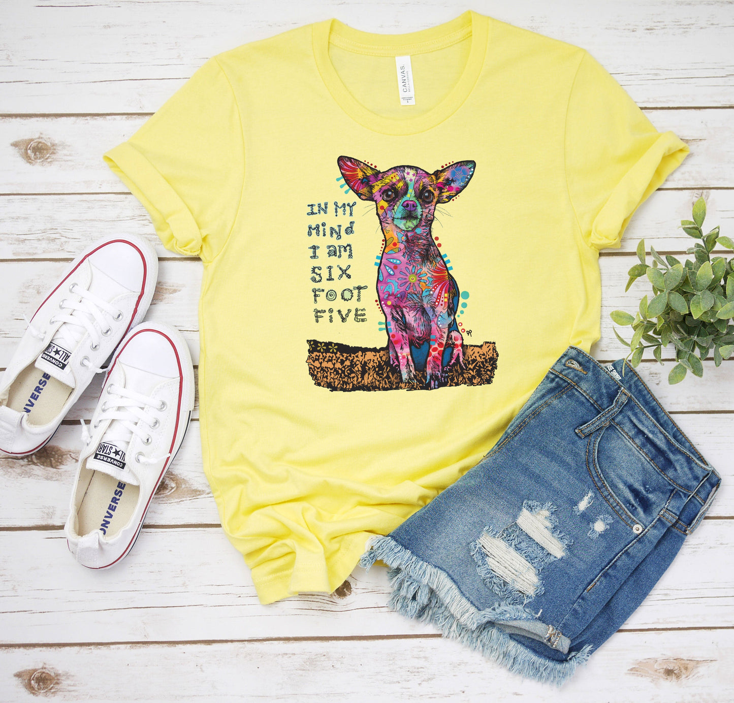 Neon Chihuahua Dog Breed T-shirt