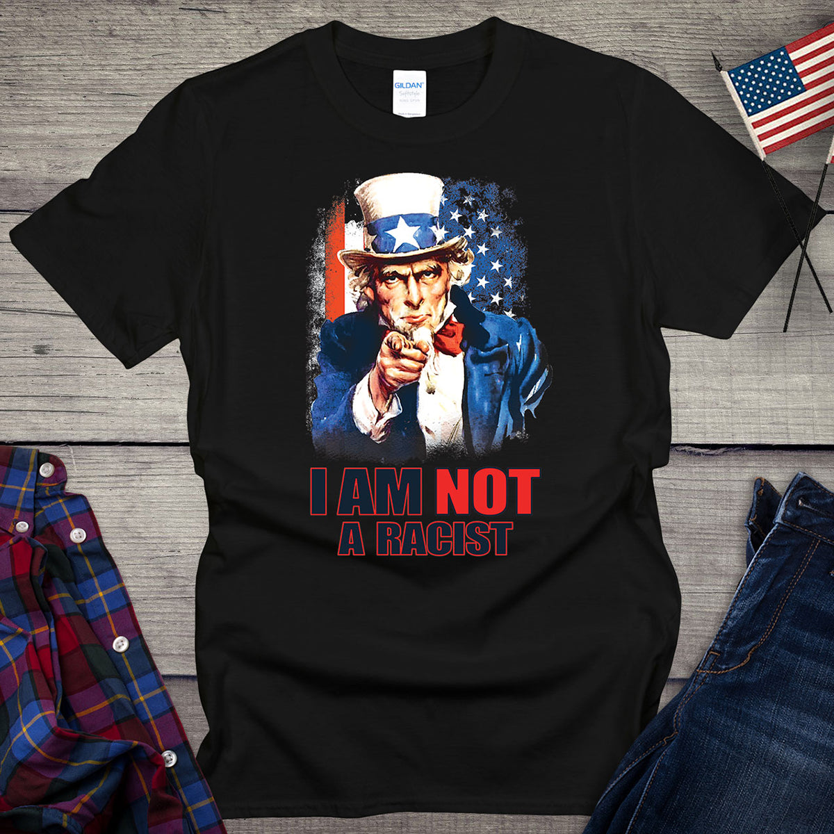 Not Racist Political T-shirt