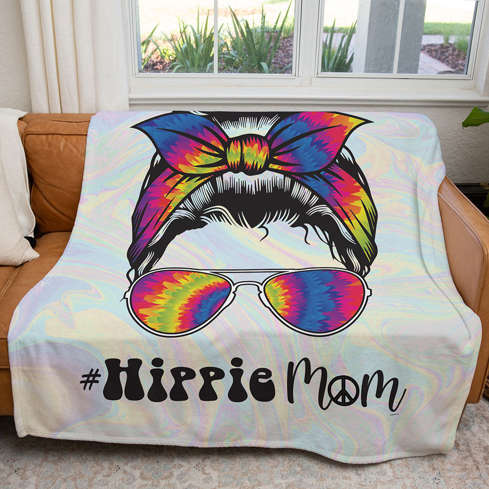 50" x 60" Hippie Mom Plush Minky Blanket