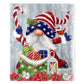 50" x 60" Christmas Gnome Plush Minky Blanket