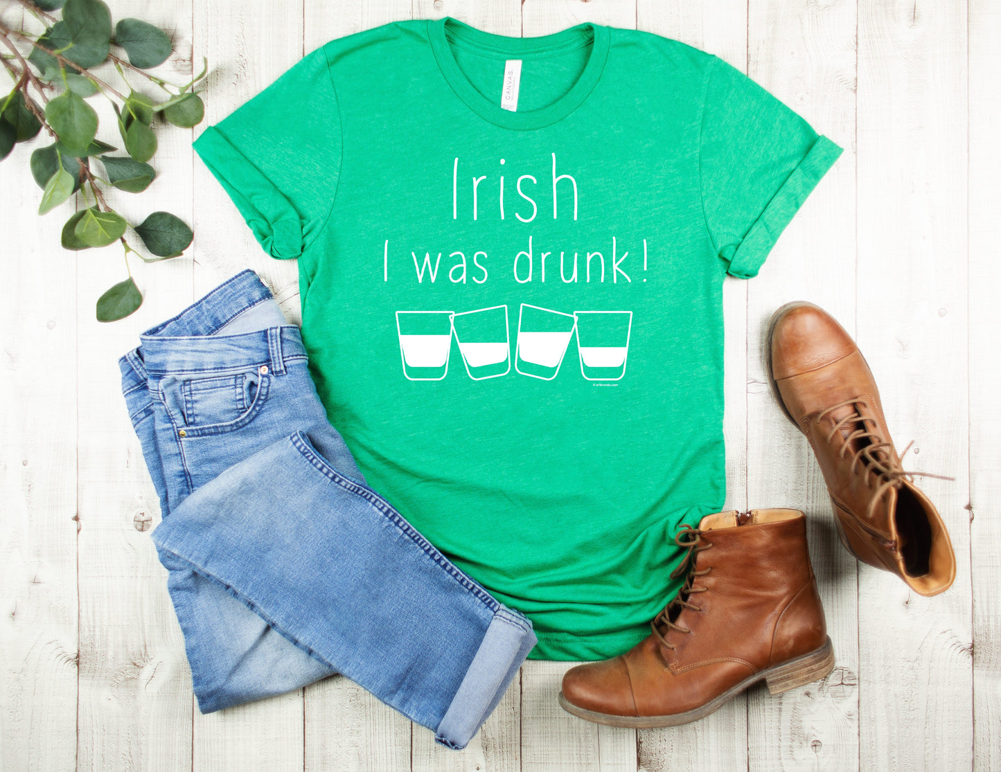 St. Patrick's Day T-Shirt, Irish I Was Drunk Tee Shirt