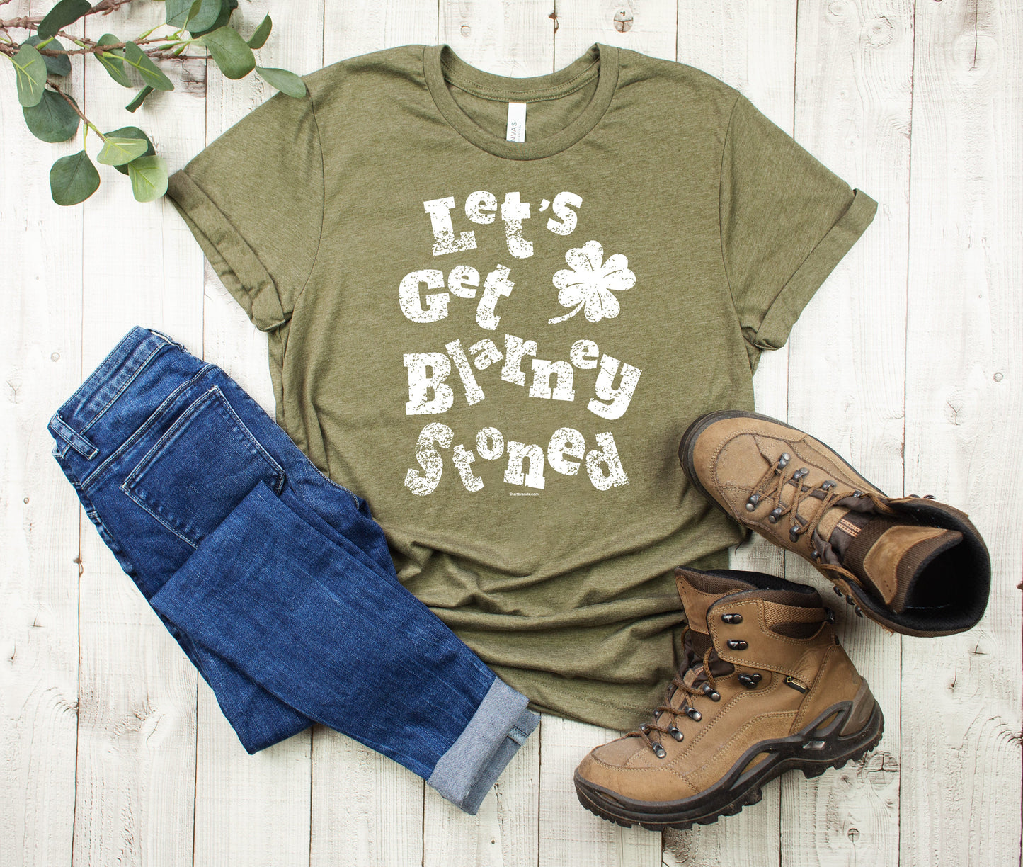 St. Patrick's Day T-Shirt, Let's Get Blarney Stoned Tee Shirt