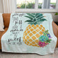 50" x 60" Be A Pineapple Plush Minky Blanket