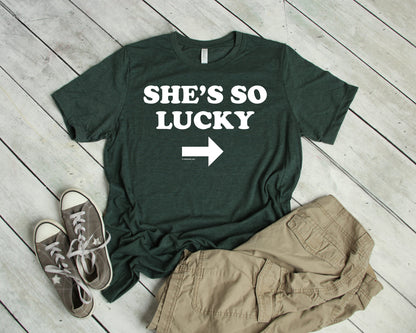 St. Patrick's Day T-Shirt, She's So Lucky Tee Shirt