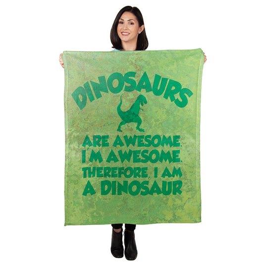 30" x 40" Dinosaurs Baby Minky Blanket