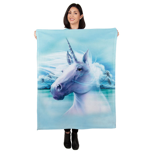 30" x 40" Unicorn Baby Minky Blanket