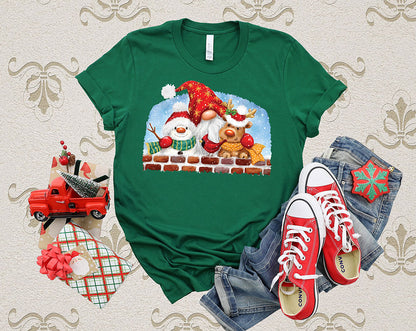 Gnome With Winter Friends Tee