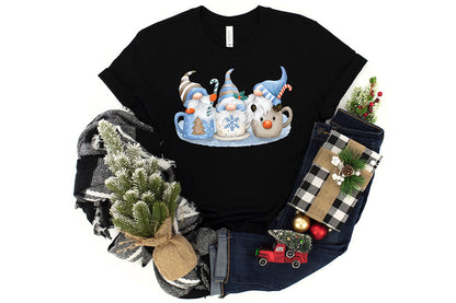 Gnomes In Mugs Tee