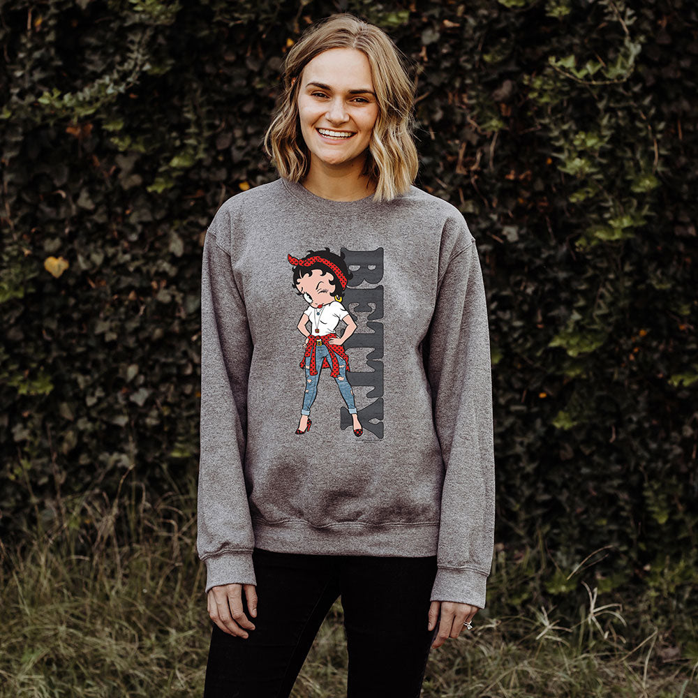 Betty Boop Vertical Sweatshirt