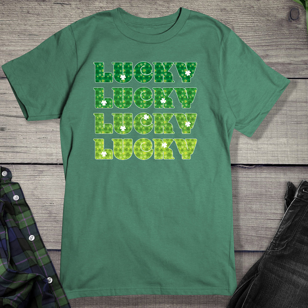 Repeating Lucky T-Shirt