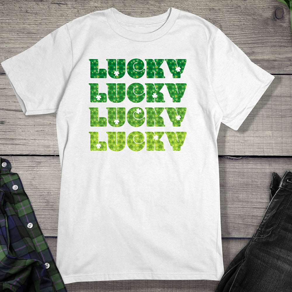 Repeating Lucky T-Shirt