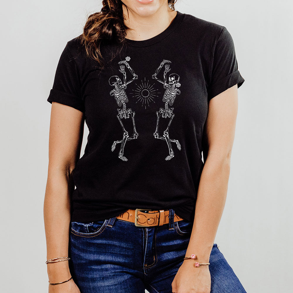 Dancing Sun Skeletons T-Shirt