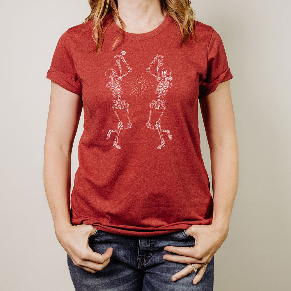 Dancing Sun Skeletons T-Shirt